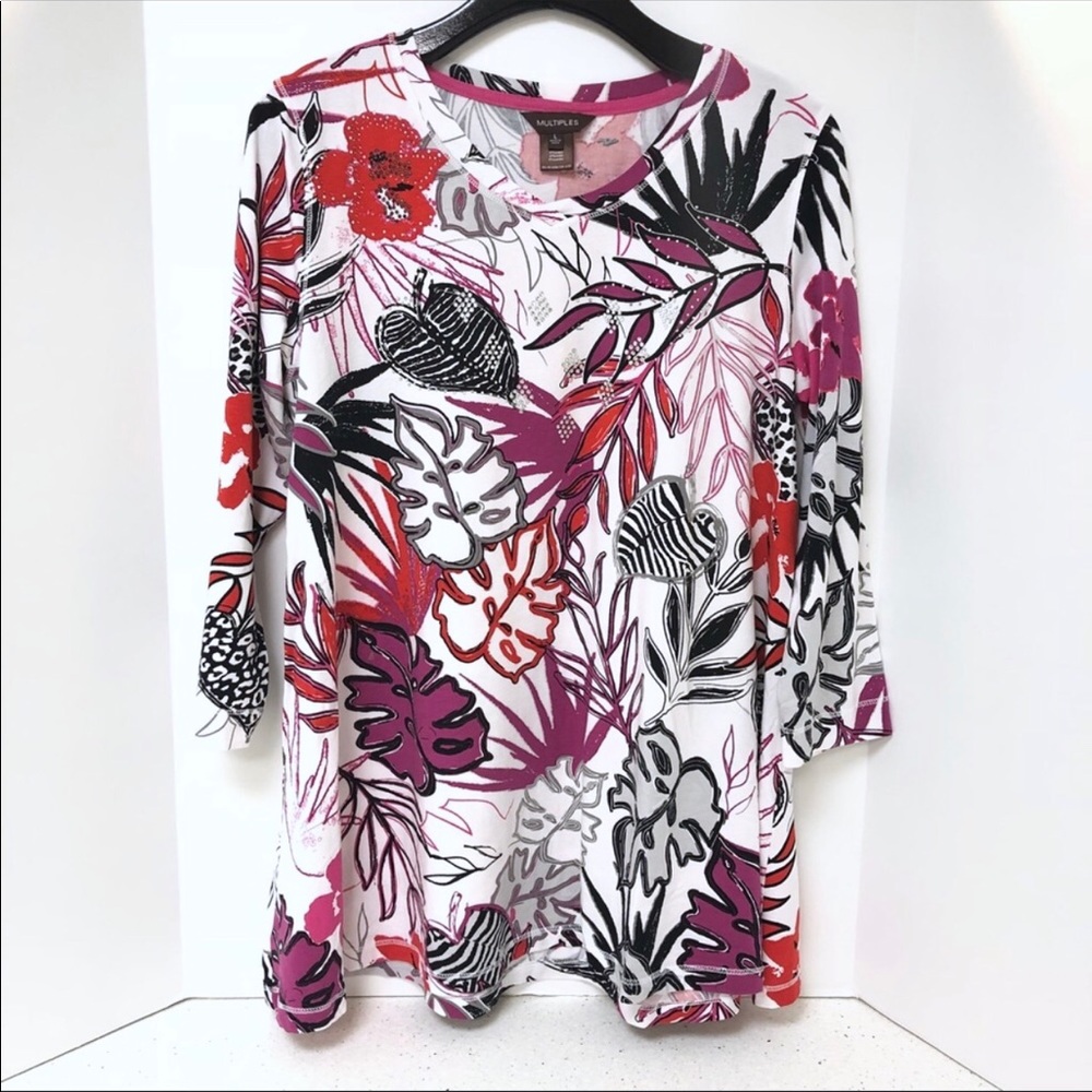 Multiples 3/4 sleeve top